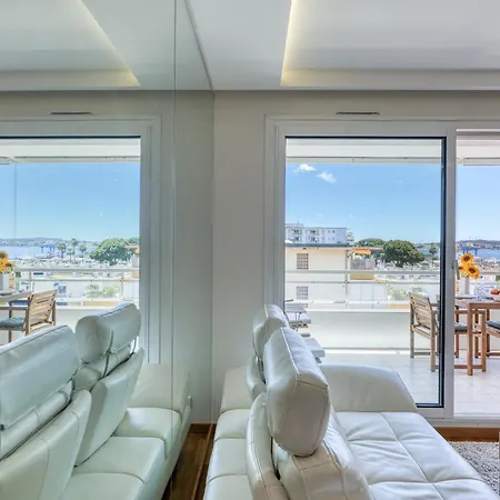 Lägenhet Port Azur Sea View - Happy Golfe-Juan